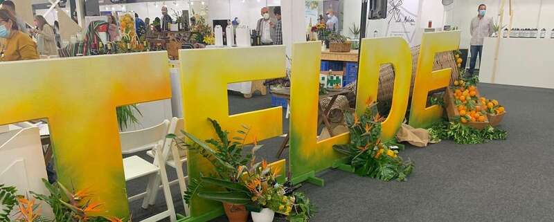 Puesto de Telde en la feria/TA.